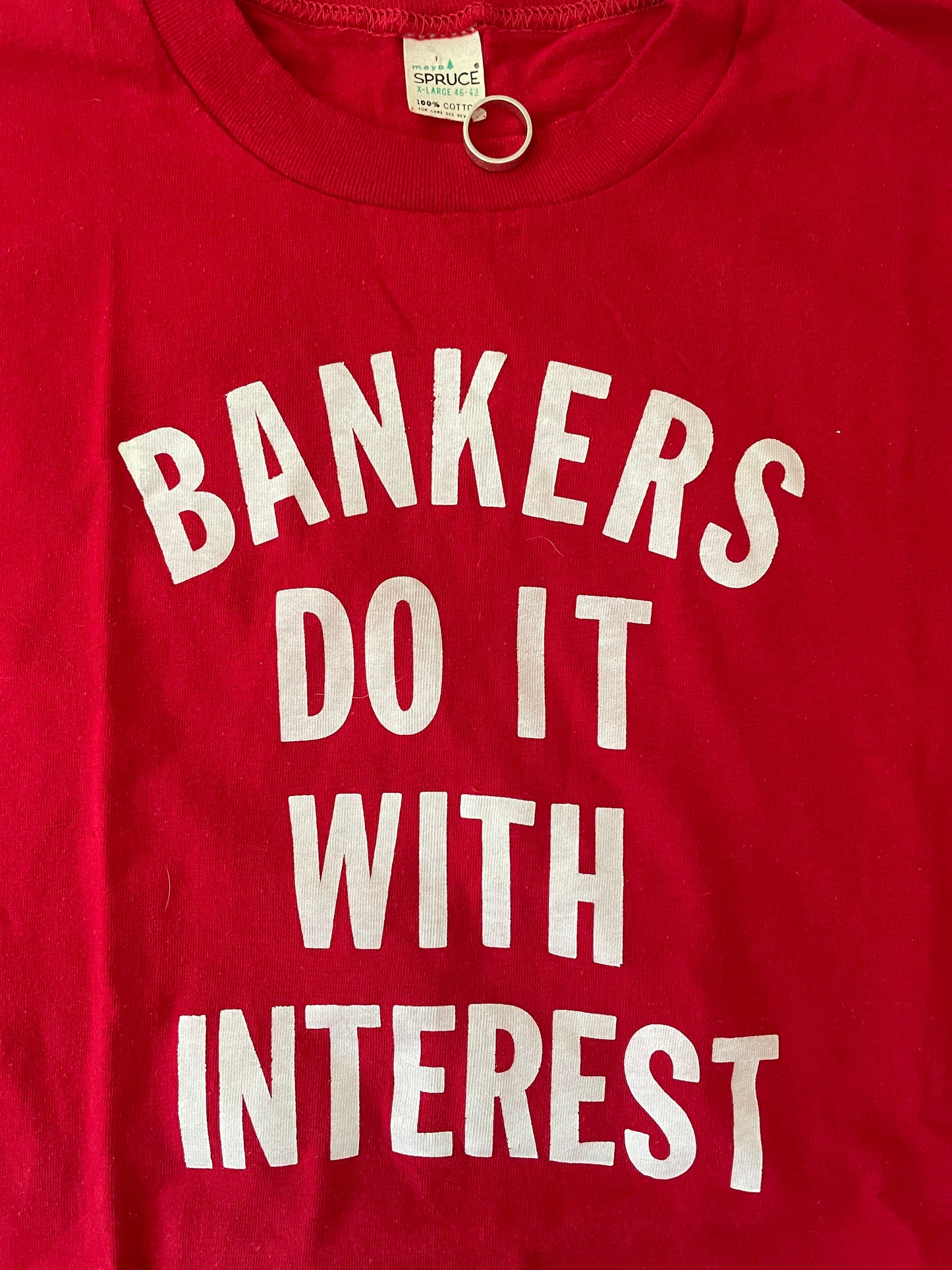 70s Bankers Do It With Interest Tee