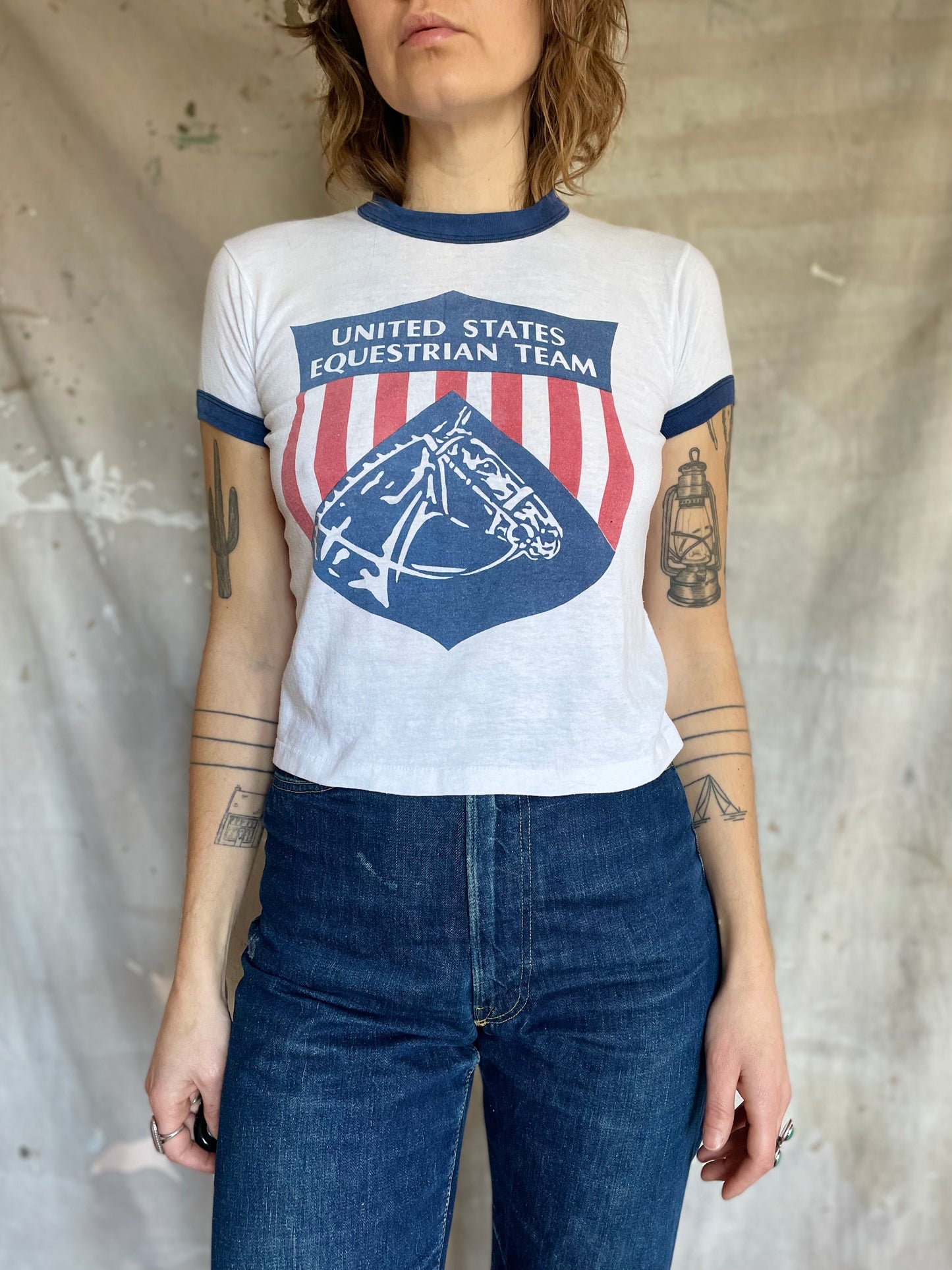 80s United States Equestrian Team Tee