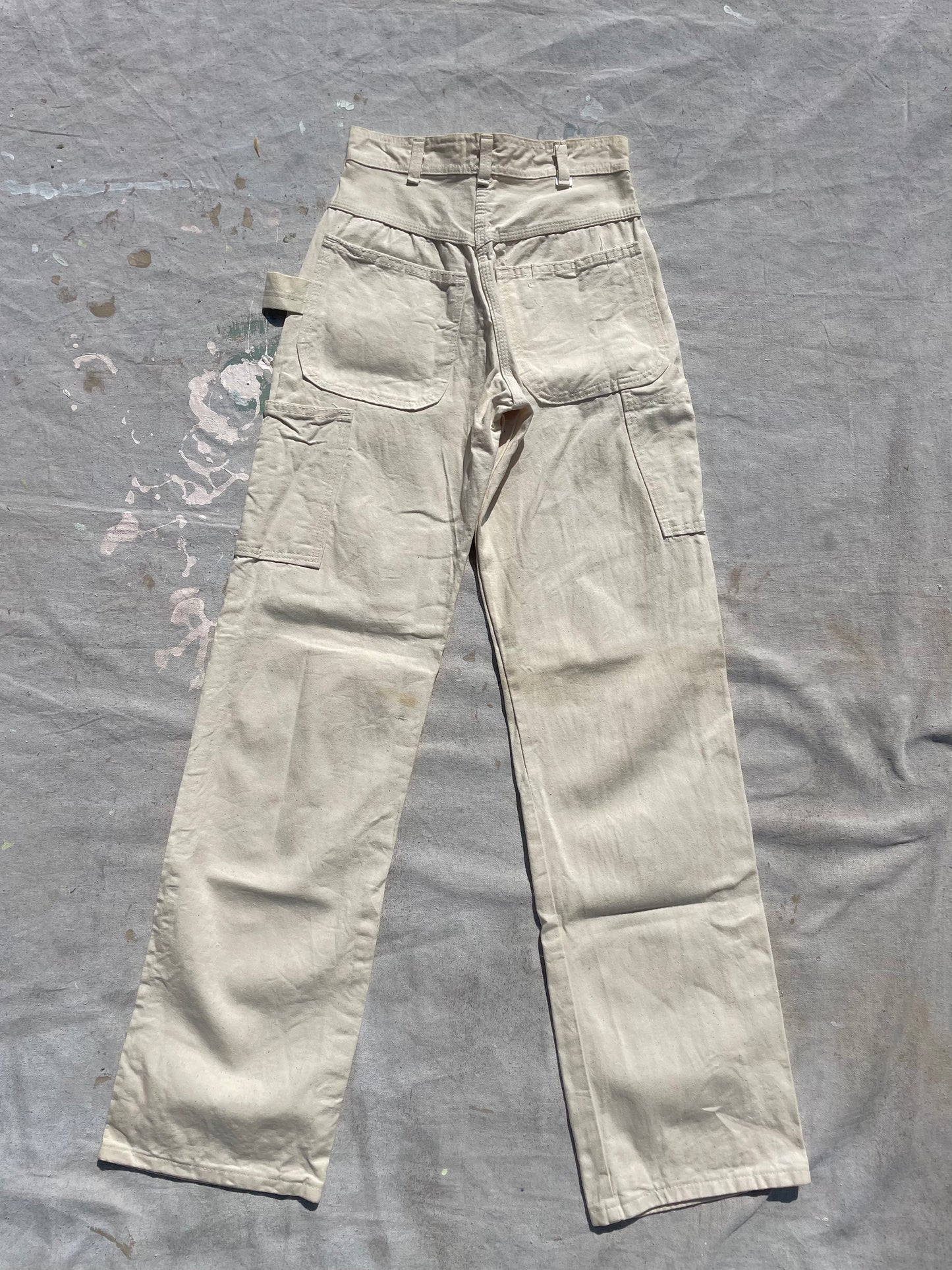70s Ecru Cherokee Carpenter/Painter Pants