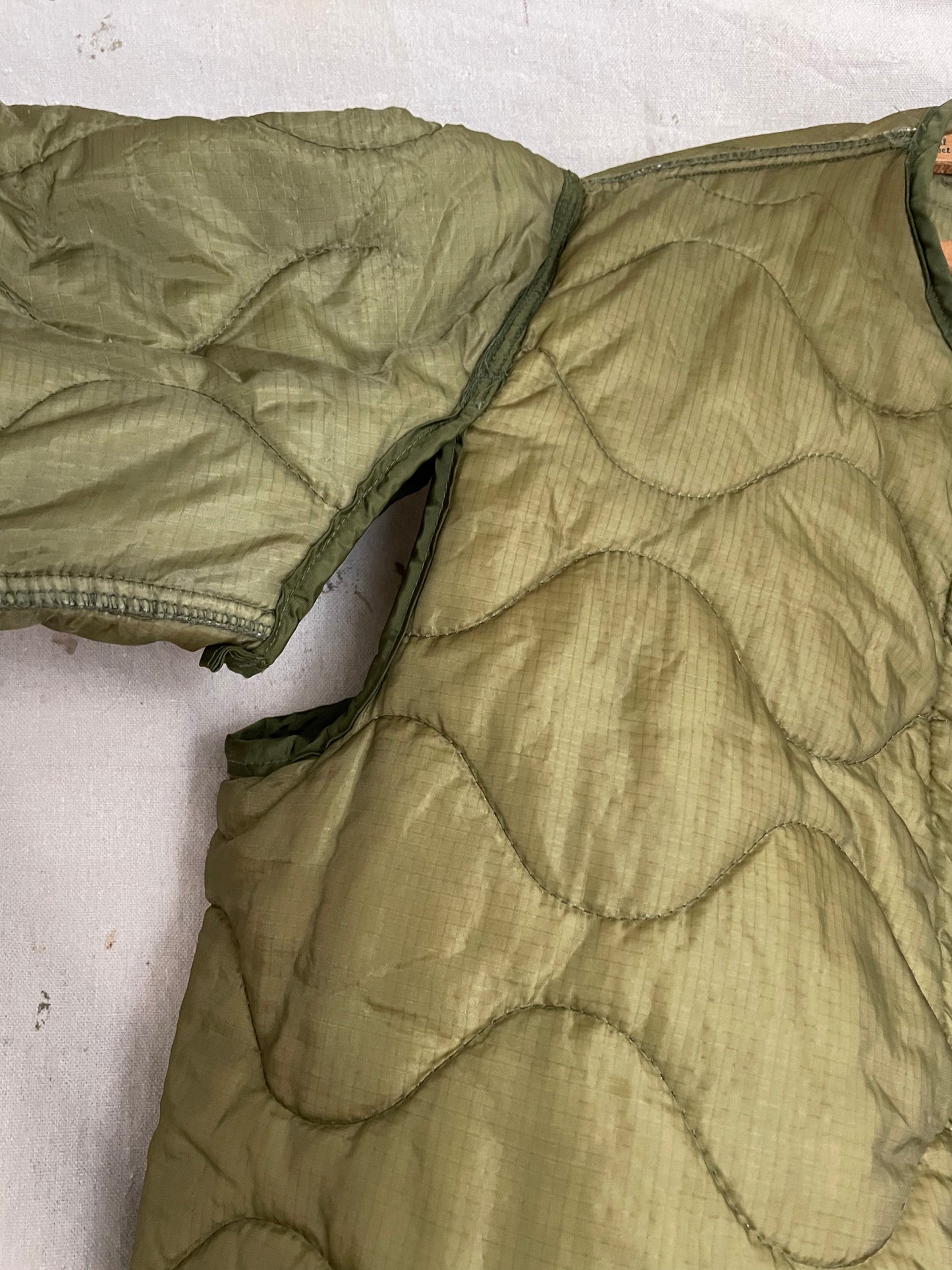70s Army Quilted Liner Jacket