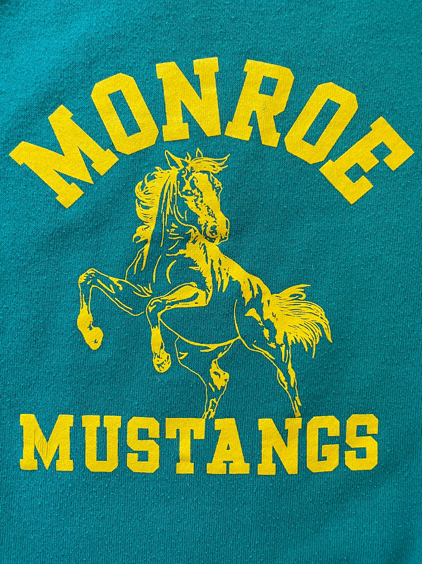 90s Monroe Mustangs Sweatshirt
