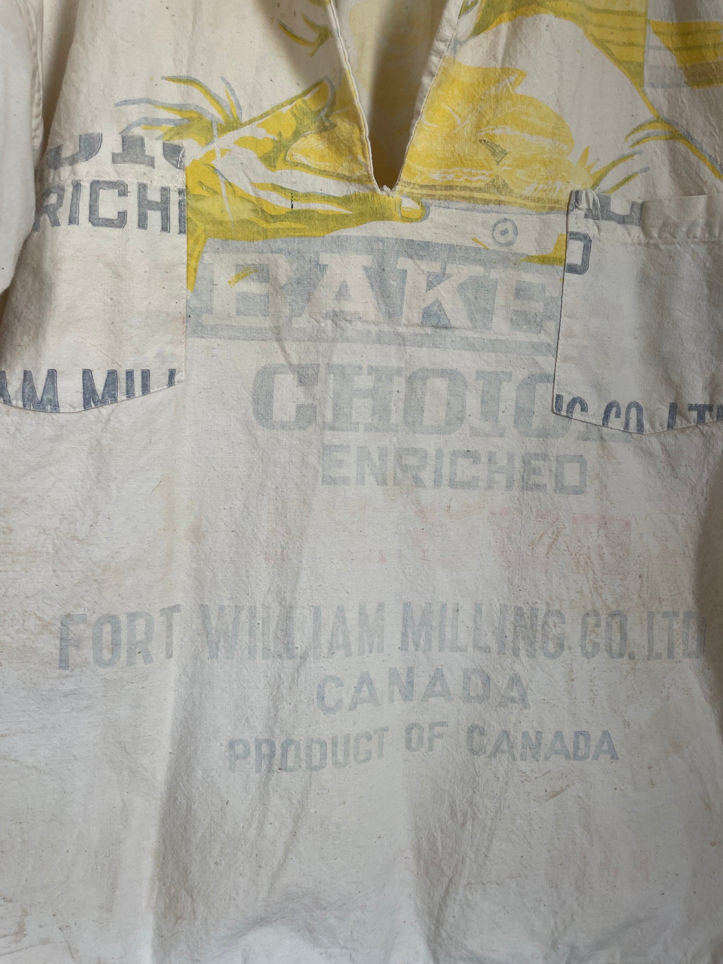 60s/70s Flour Sack/Feedsack Shirt