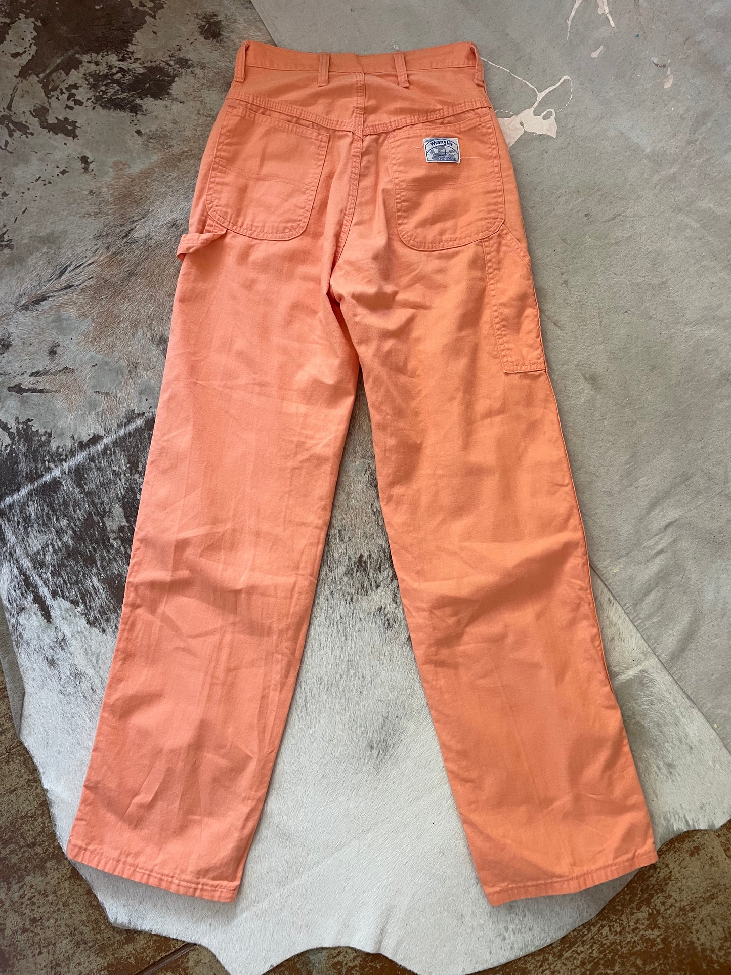 70s/80s Peach Wrangler Carpenter Pants