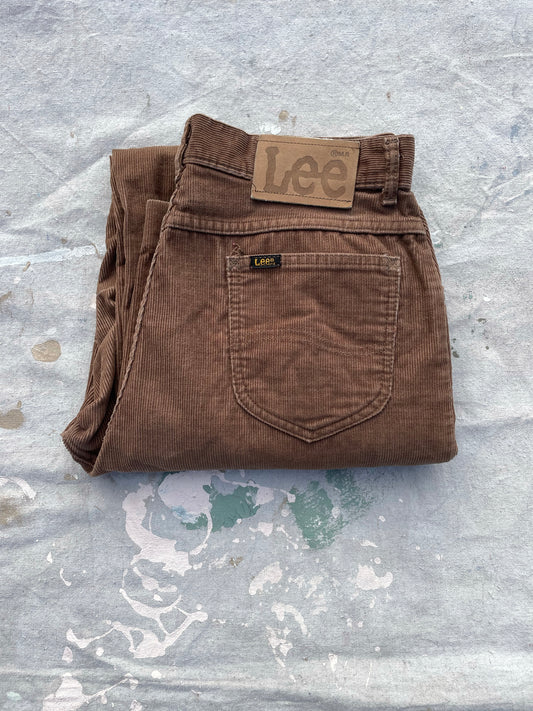 70s/80s Milk Chocolate Brown Lee Corduroy Pants