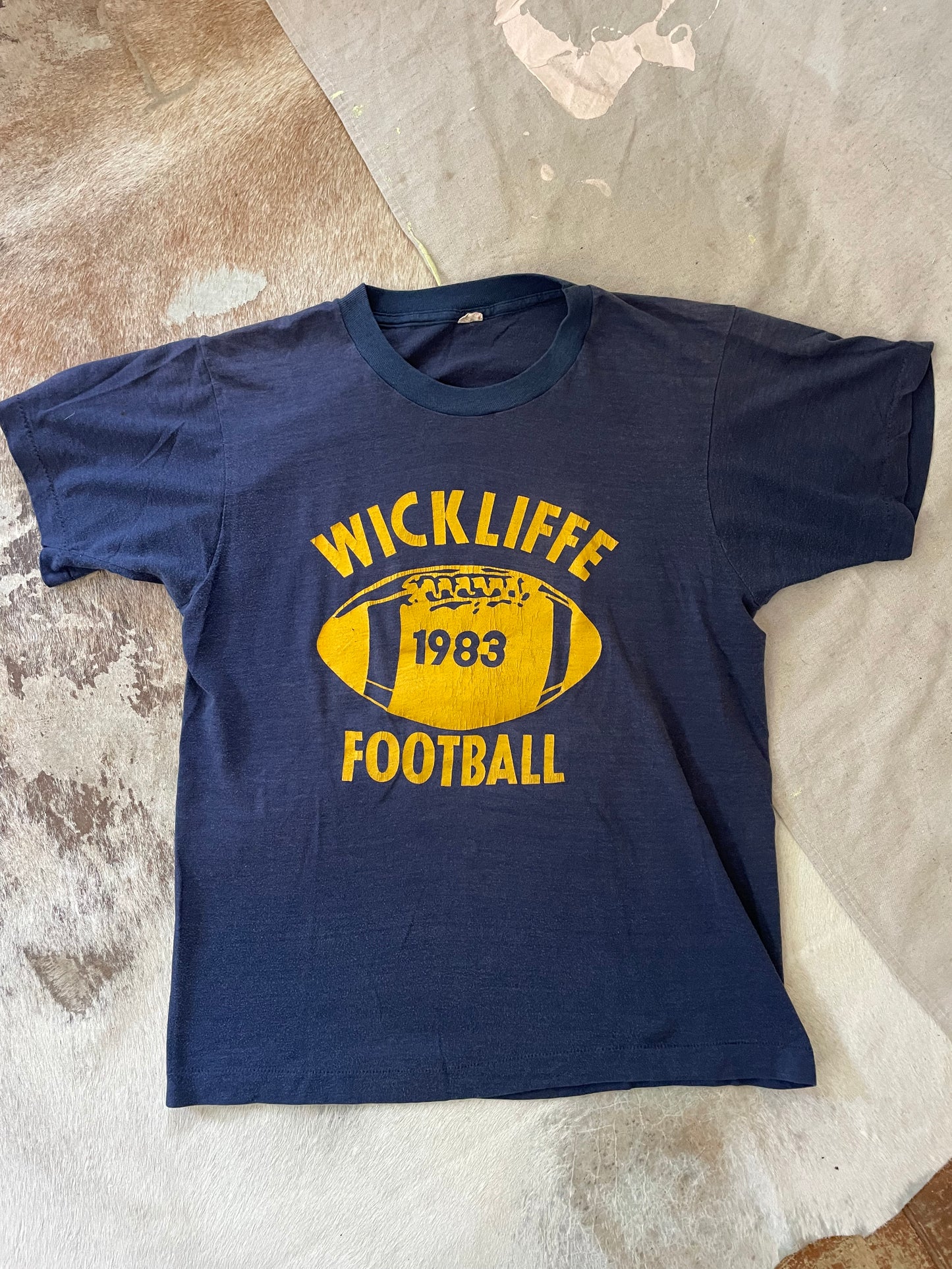 80s Wickliffe Football Tee