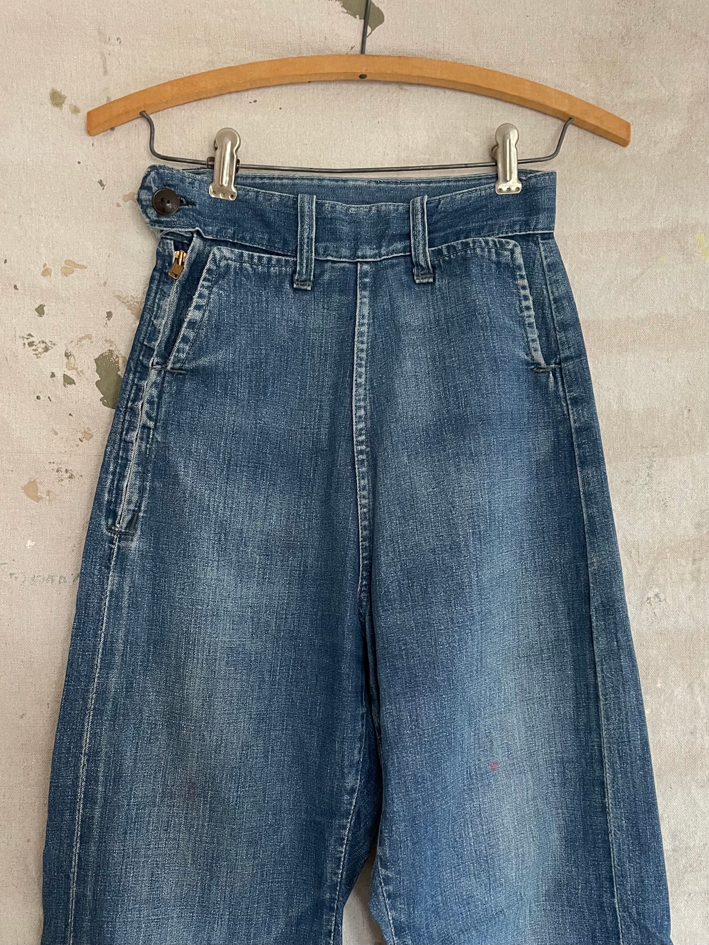 50s Side Zip Jeans