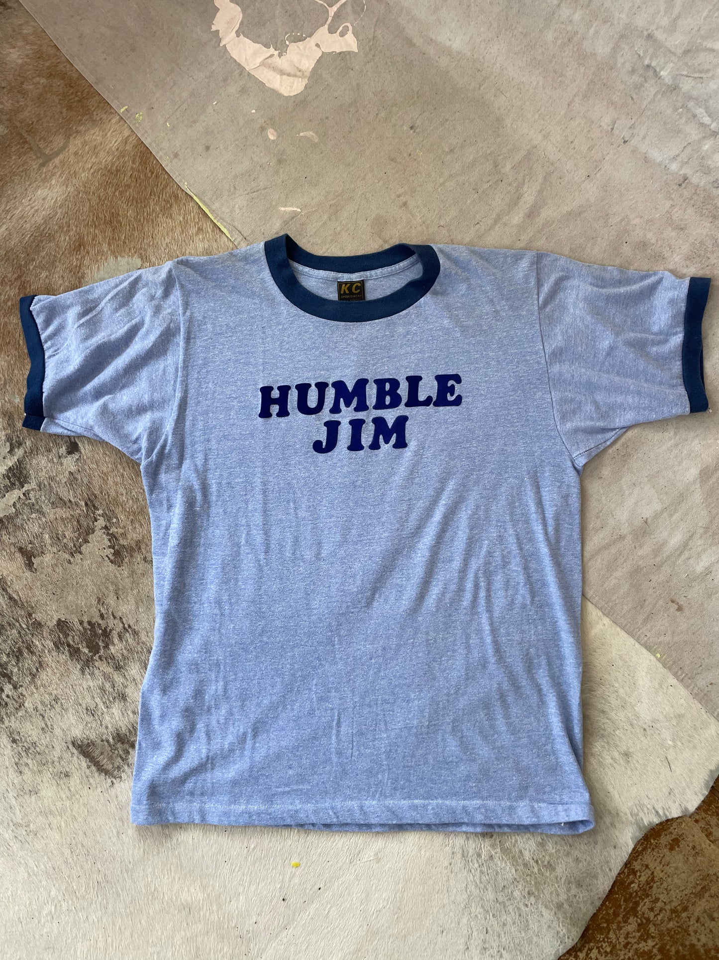 80s Flocked Humble Jim Ringer Tee