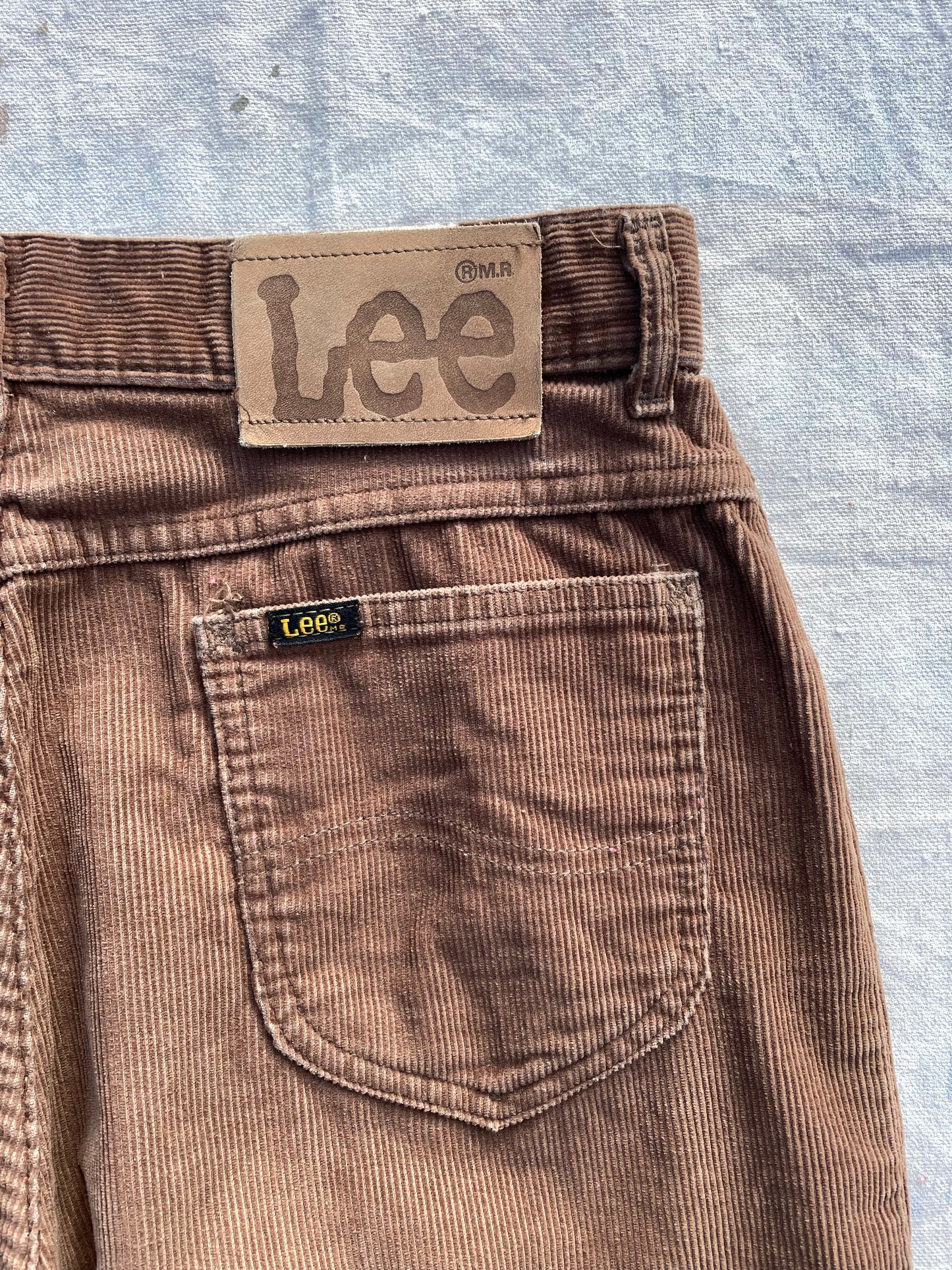 70s/80s Milk Chocolate Brown Lee Corduroy Pants