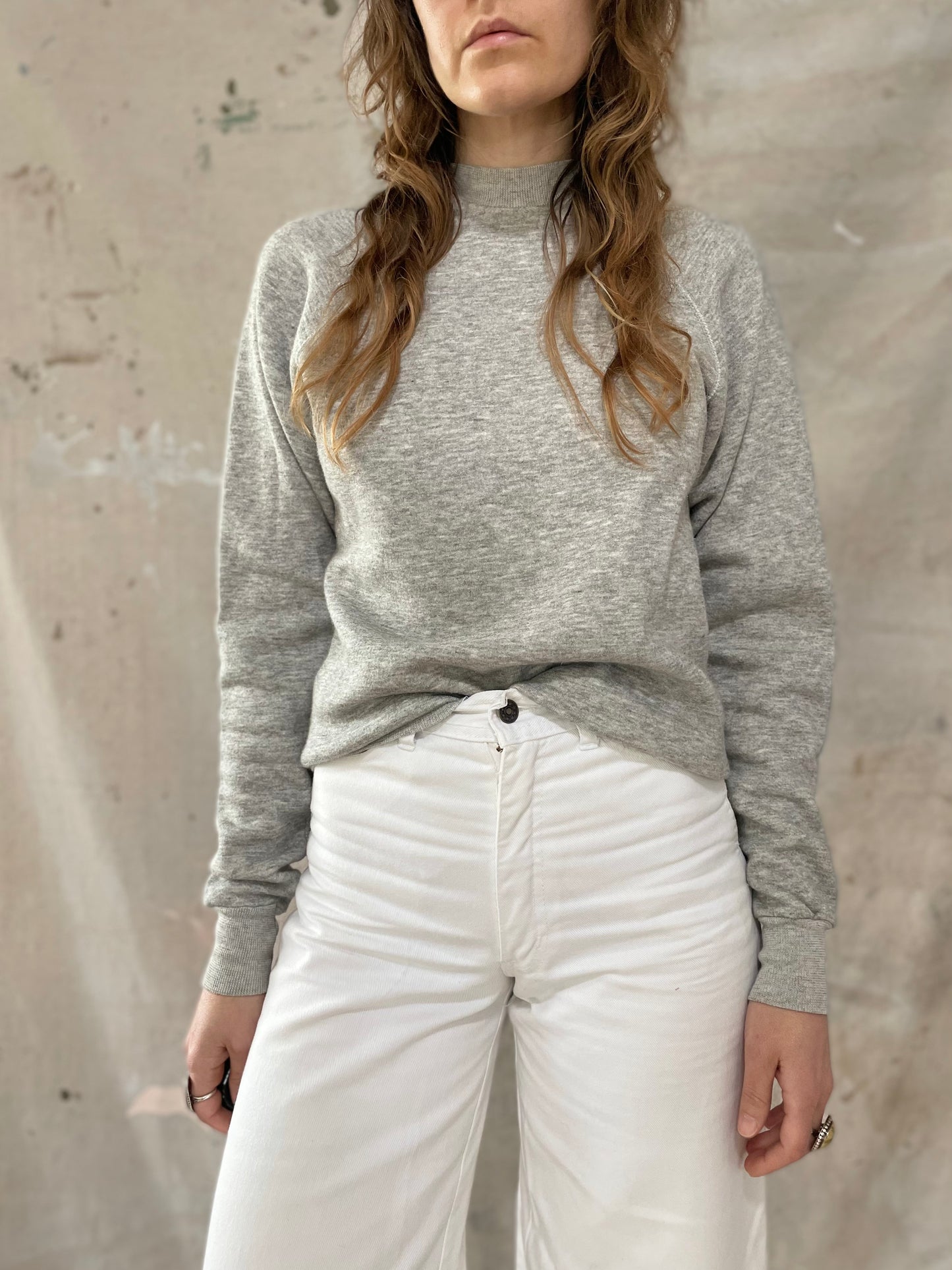 Blank Heather Grey Sweatshirt