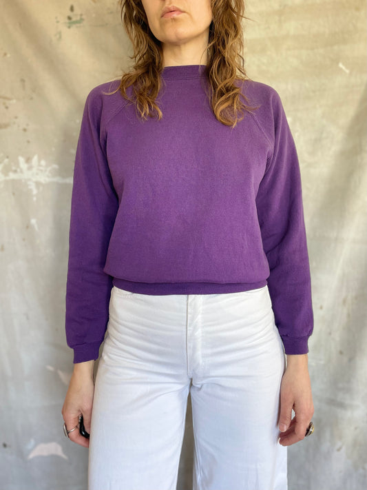 90s Blank Purple Sweatshirt