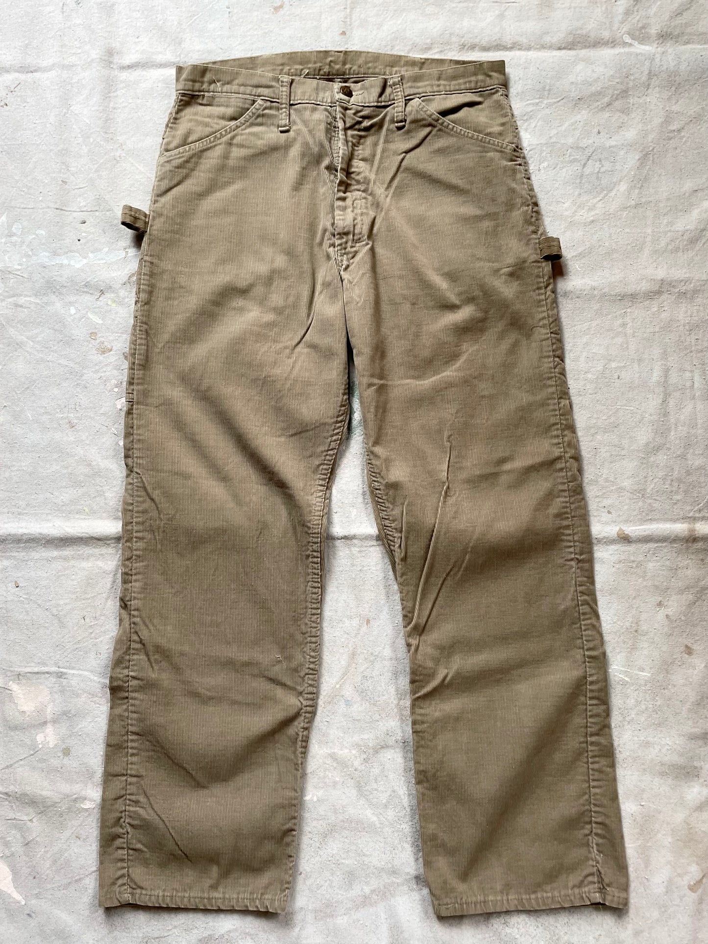 80s DeeCee Khaki Corduroy Carpenter Pants