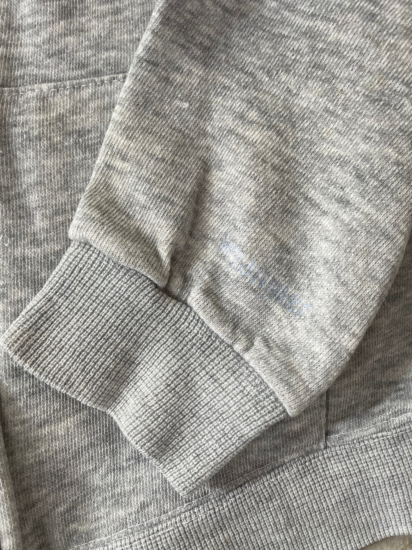 70s/80s Blank Grey Hooded Sweatshirt
