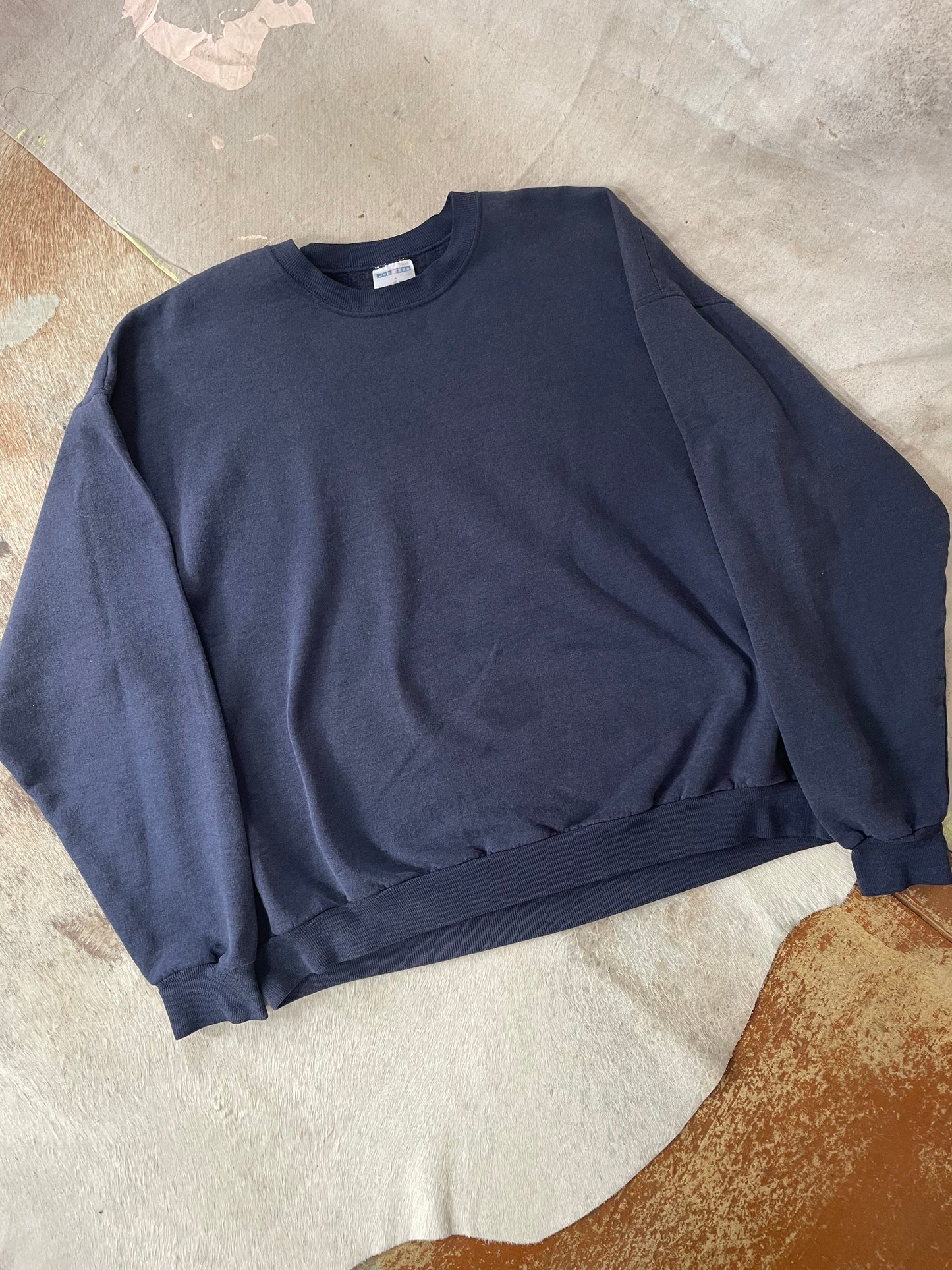 90s Jerzees Blank Navy Blue Sweatshirt