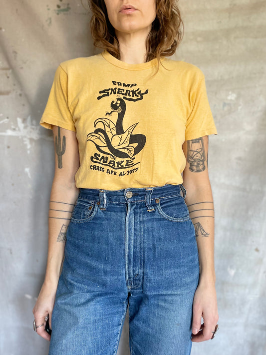 70s Camp Sneaky Snake, Craig AFB Tee