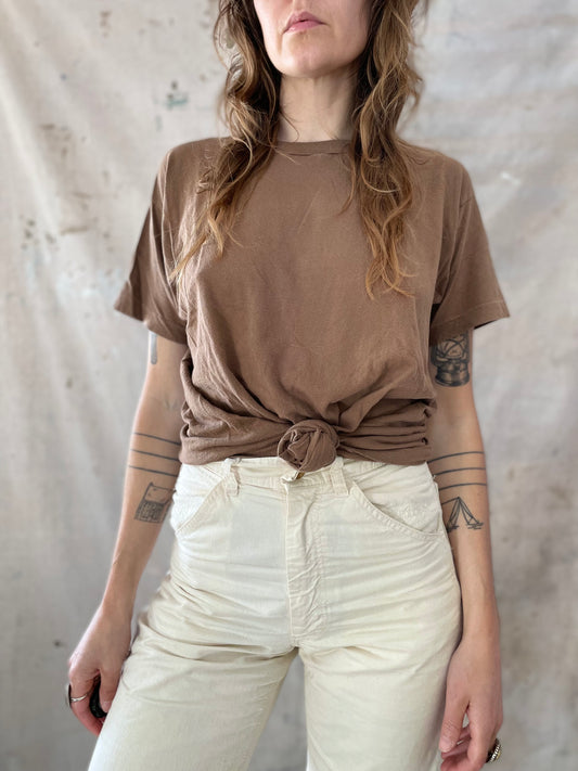 80s Milk Chocolate Blank Tee