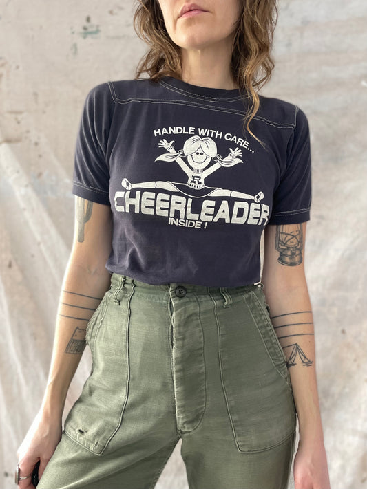 70s Handle With Care… Cheerleader Inside Tee