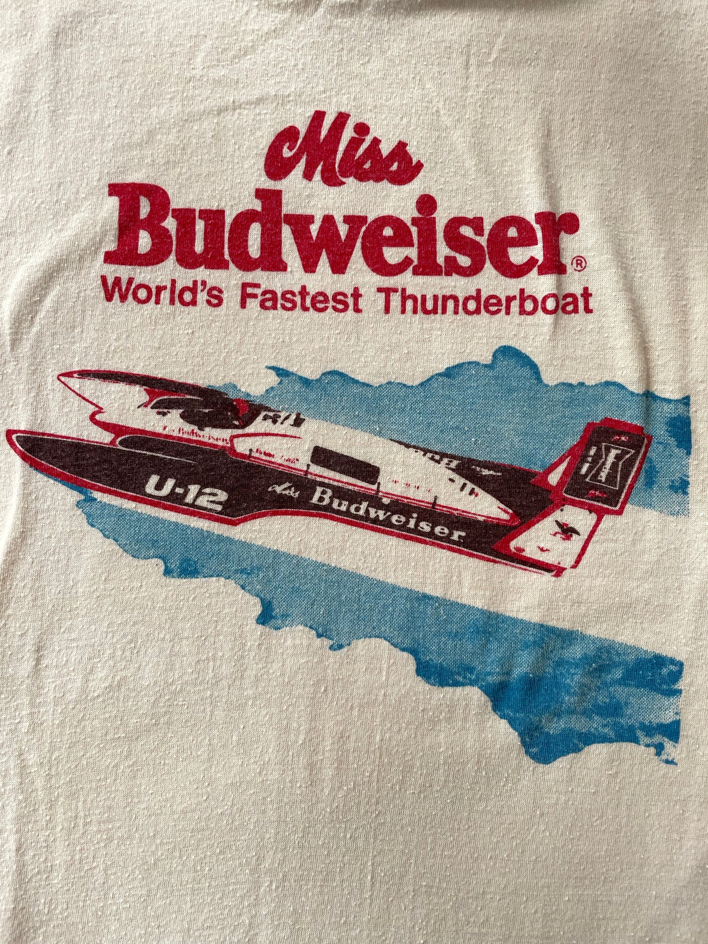 70s Miss Budweiser- World’s Fastest Thunderboat Tee