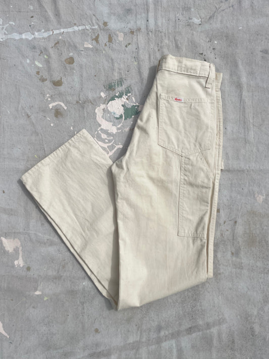 70s OshKosh Ecru Carpenter Painter Pants