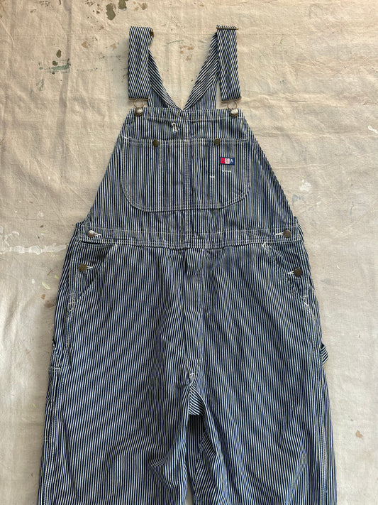 90s Hickory Stripe Overalls