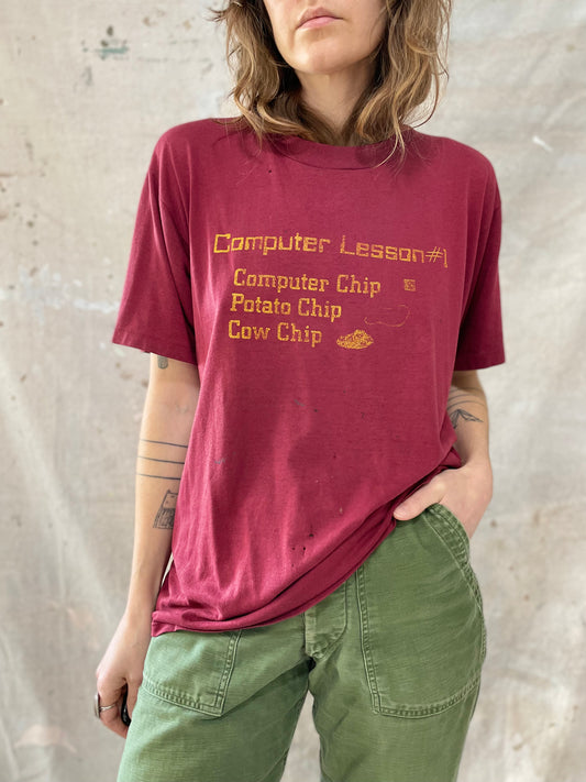 80s/90s Computer Lesson #1 Funny Tee