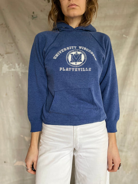 80s University of Wisconsin Platteville Hoodie