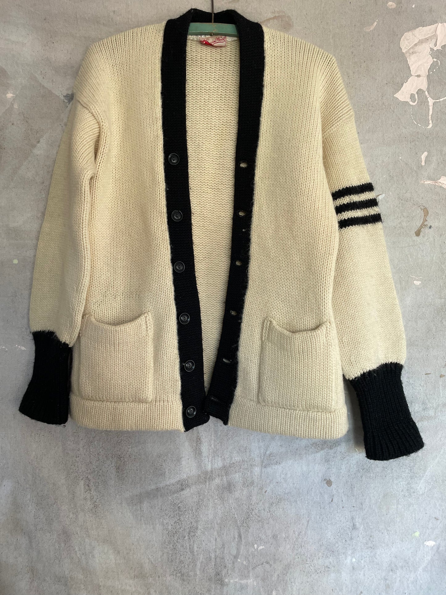 50s Lettermen Sweater Cardigan
