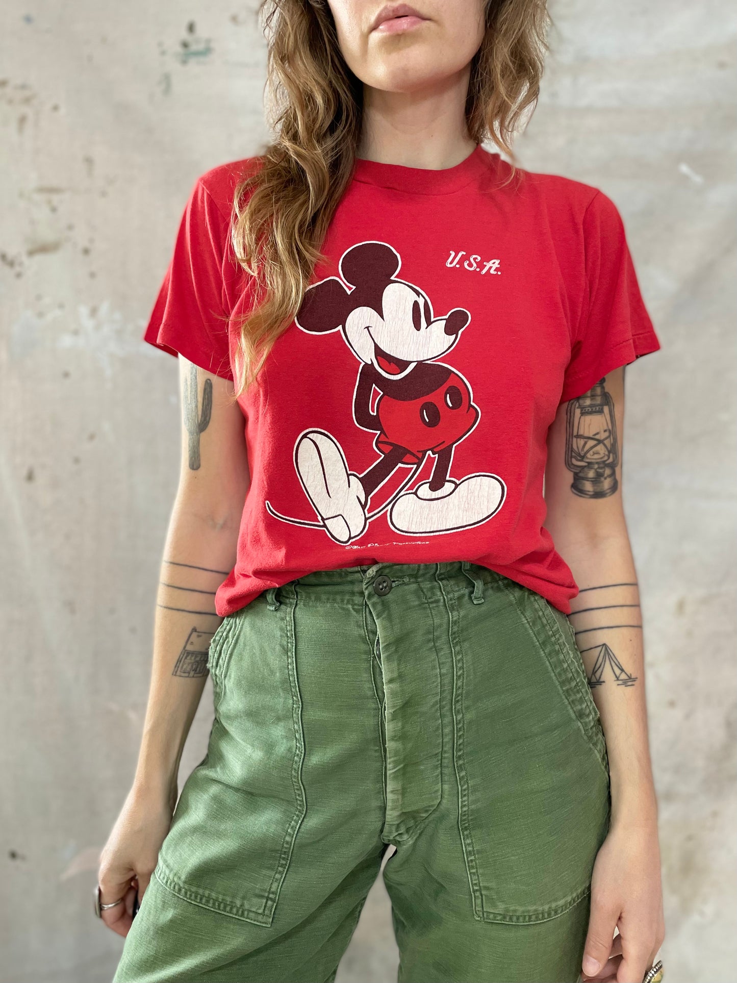 80s Mickey Mouse USA Tee