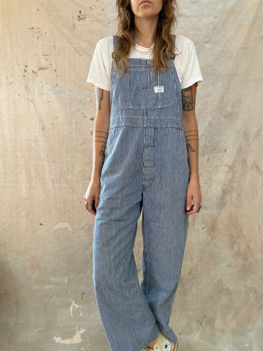 80s Big Mac Hickory Stripe Overalls