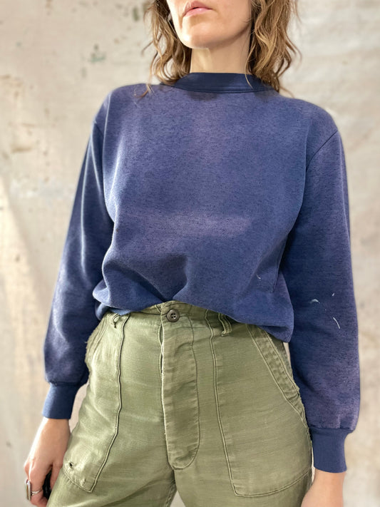 80s/90s Faded Navy Blue Sweatshirt