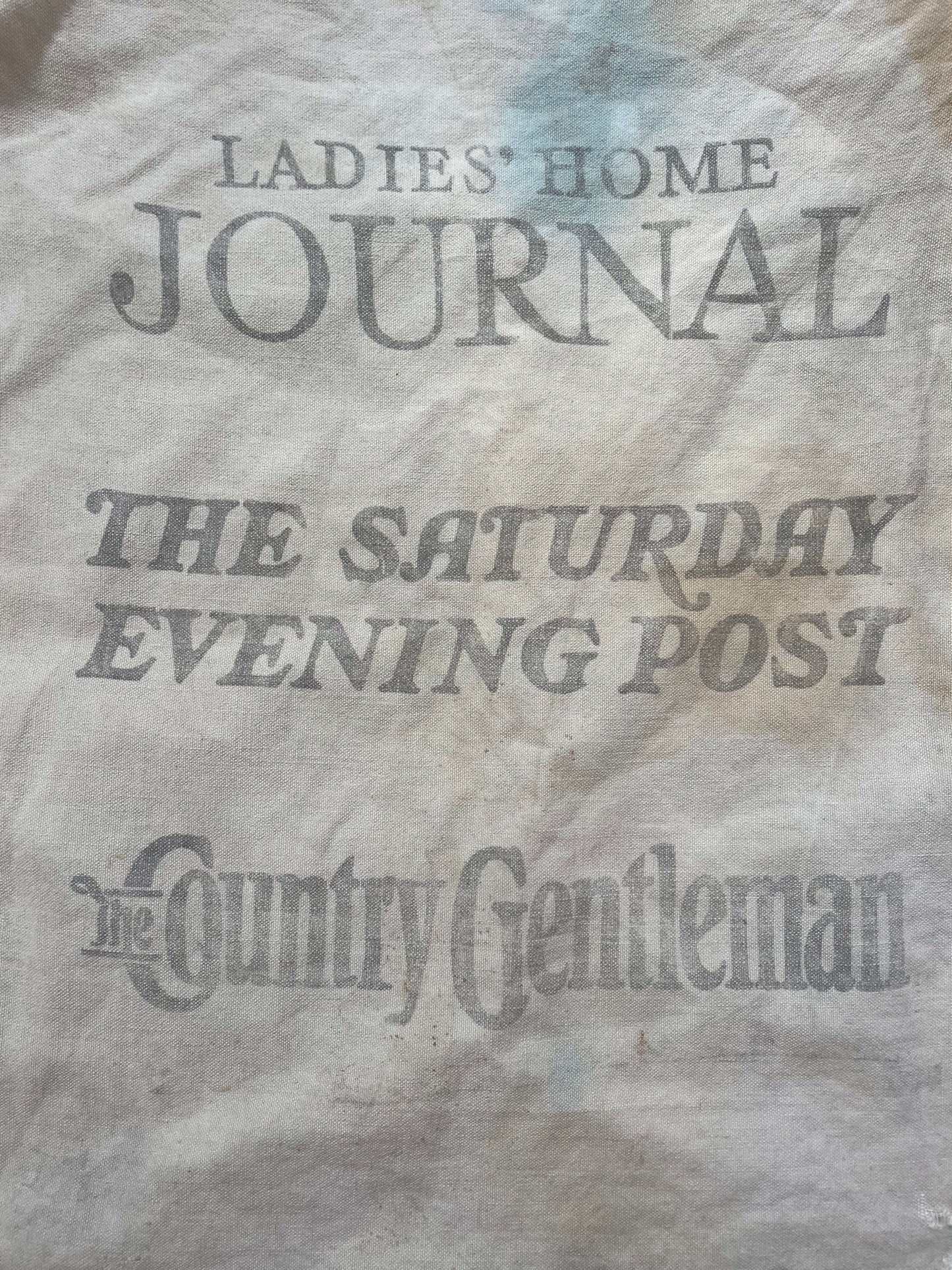 30s Saturday Evening Post Bag