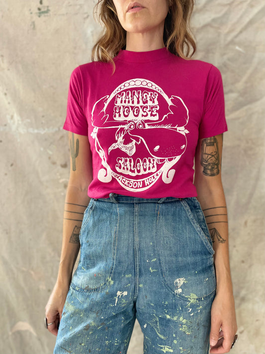 70s Mangy Moose Saloon, Jackson Hole Tee