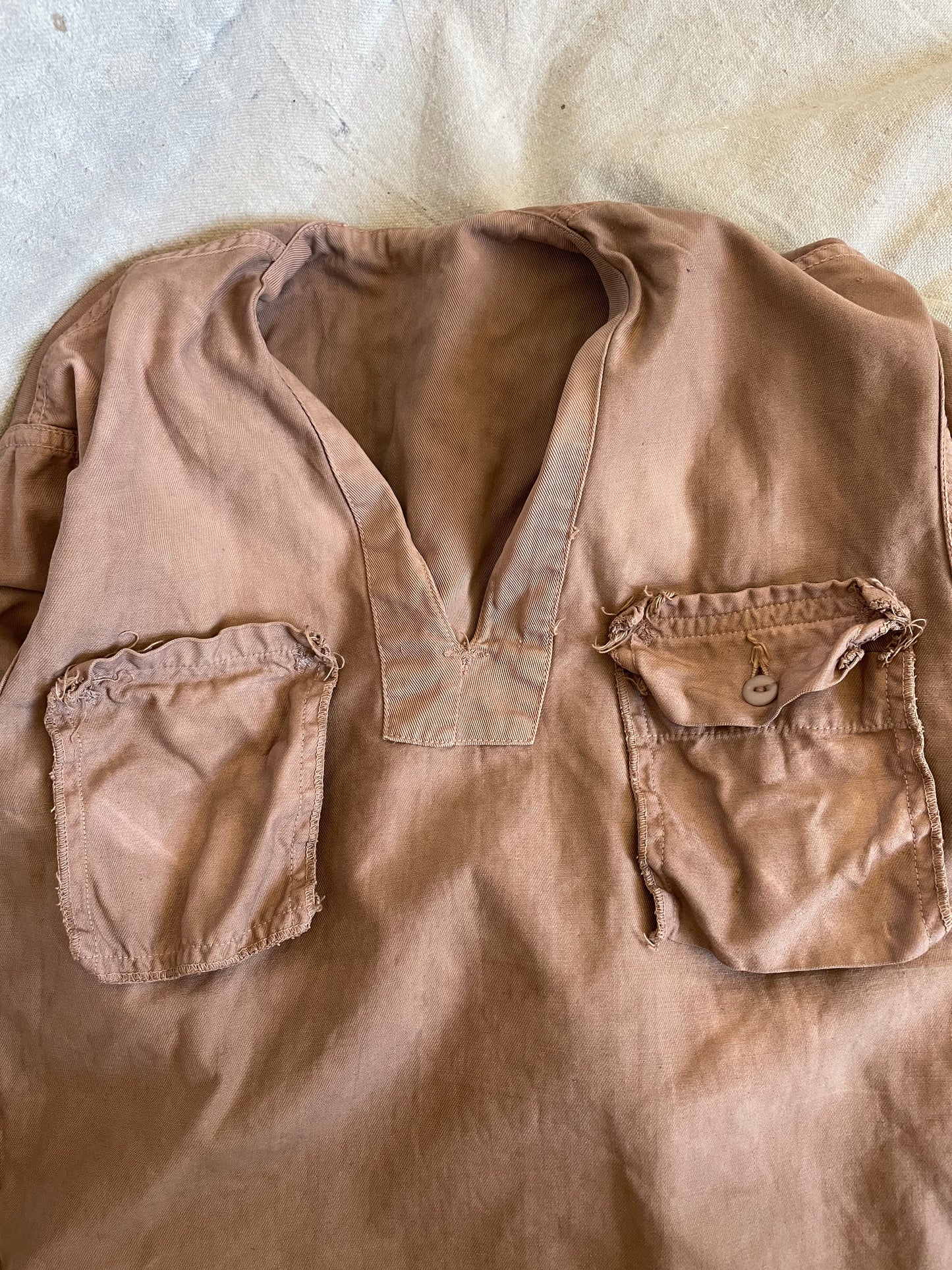 40s/50s Overdyed USN Undress Service Uniform Top