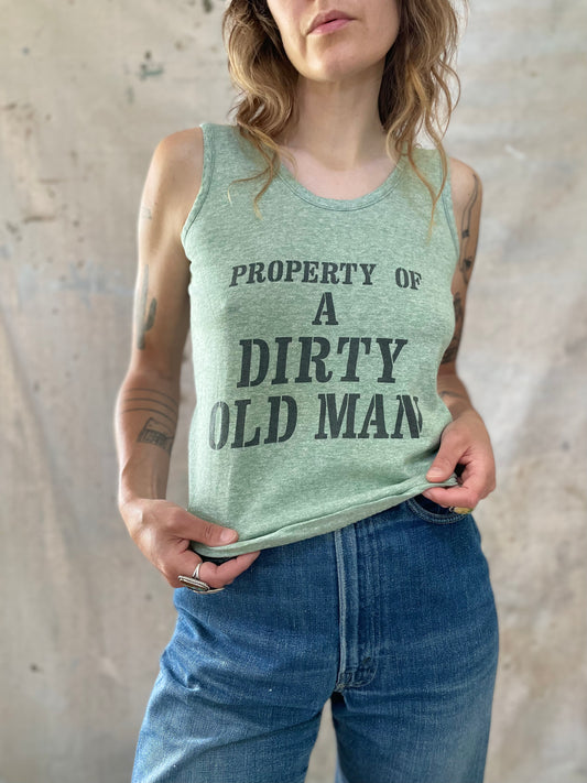 70s Property Of A Dirty Old Man Tank Top