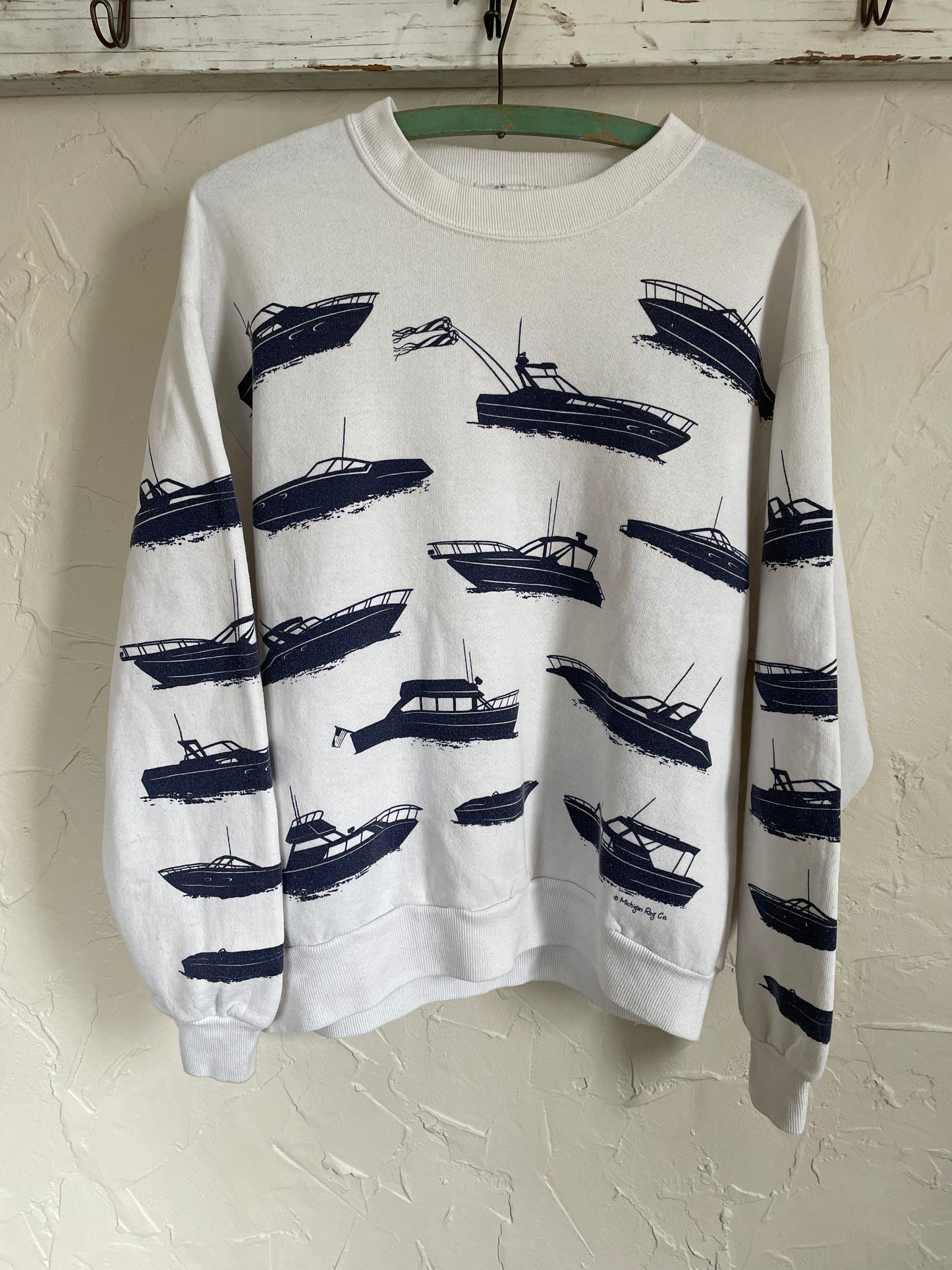 90s Boat Theme Sweatshirt