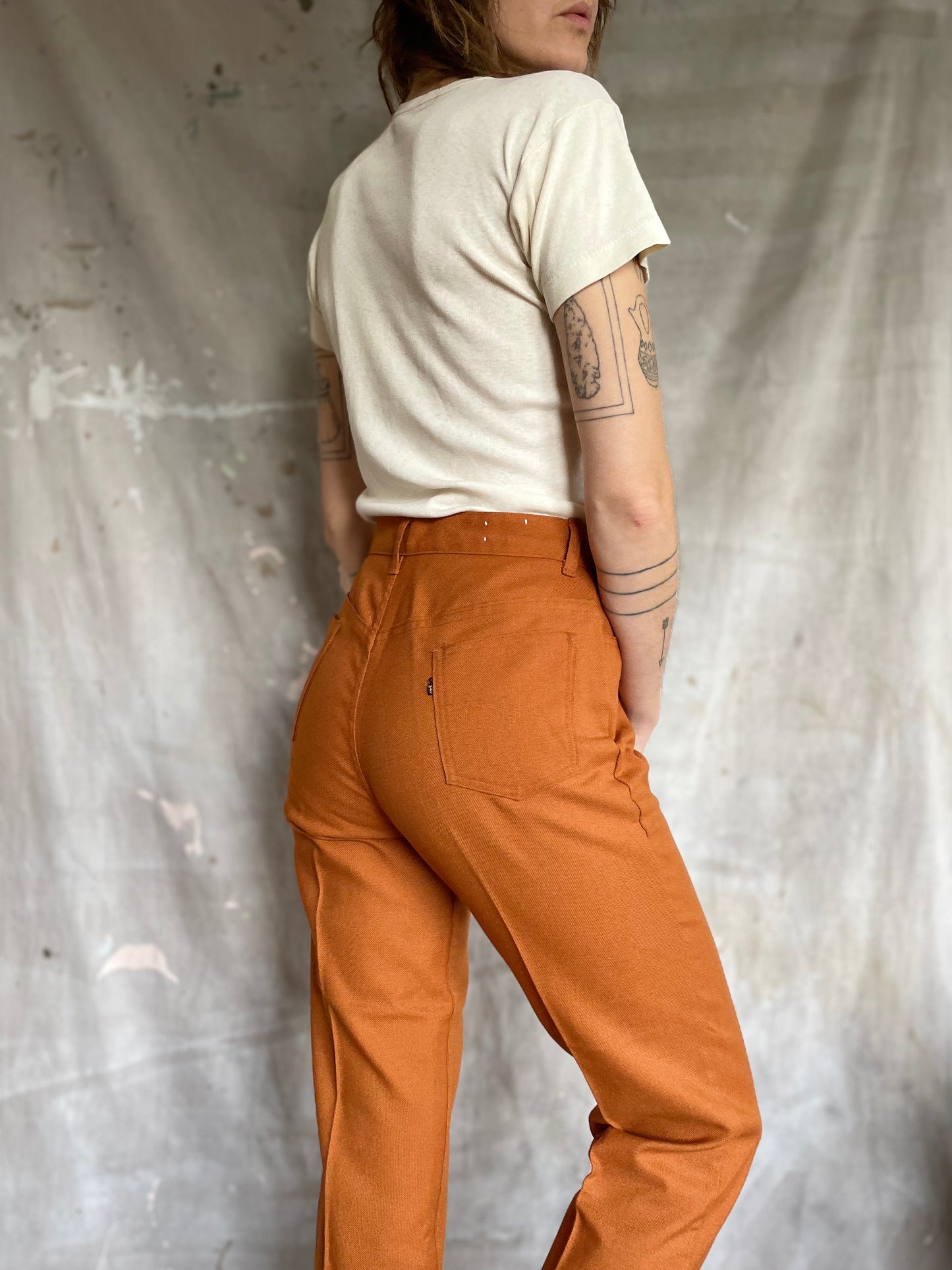 70s Big E Levi’s Rust Pants
