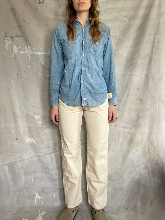 70s Cherokee Ecru Carpenter Pants