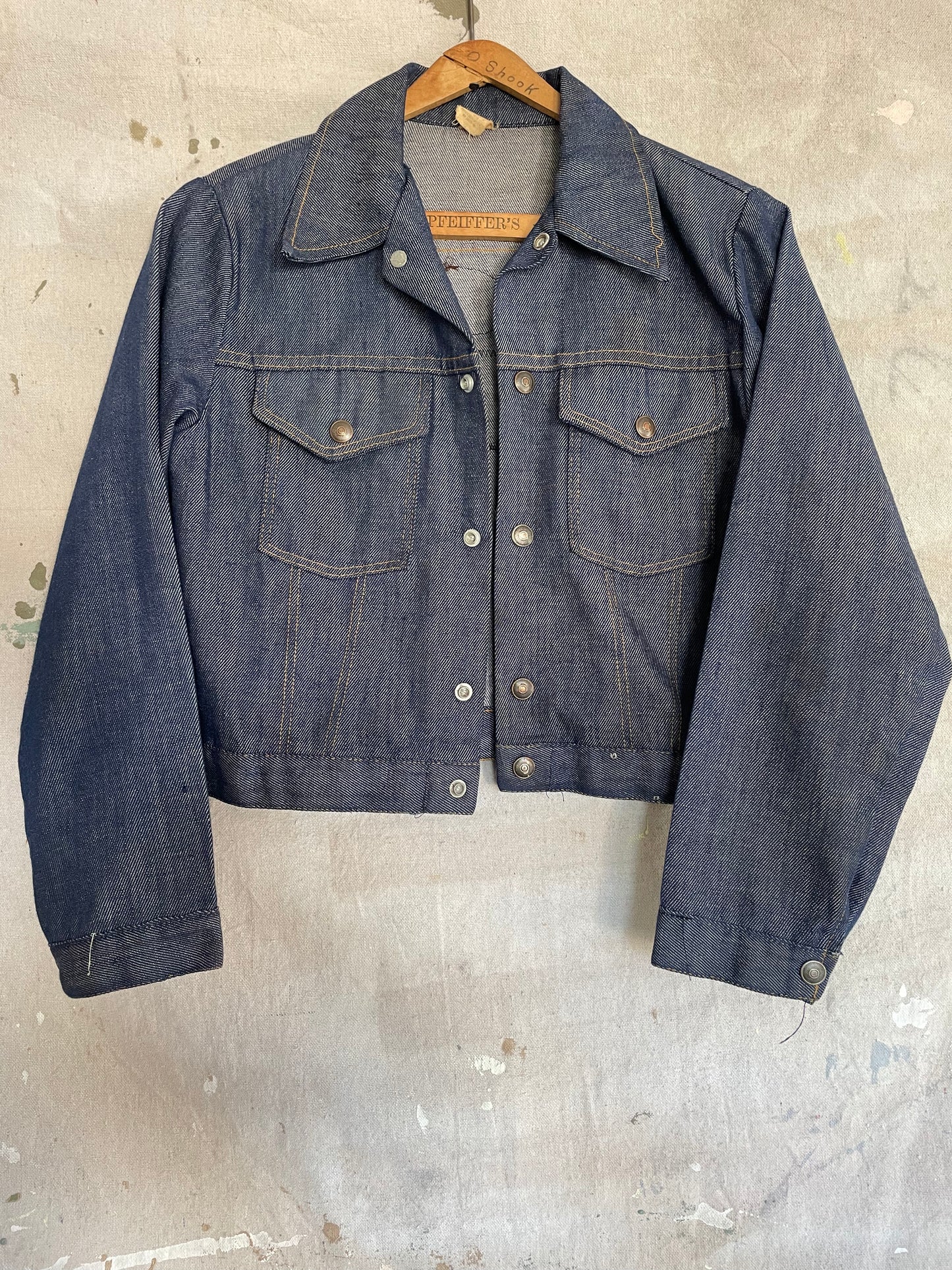 70s Patched Jean Jacket