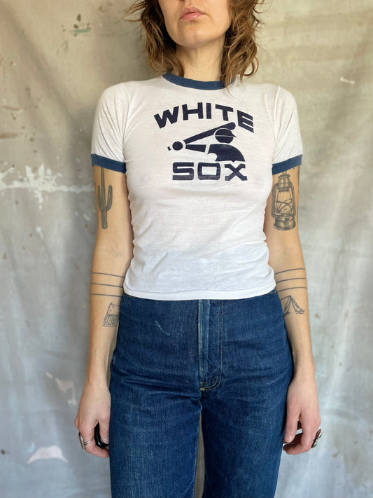 70s Chicago White Sox Ringer Tee