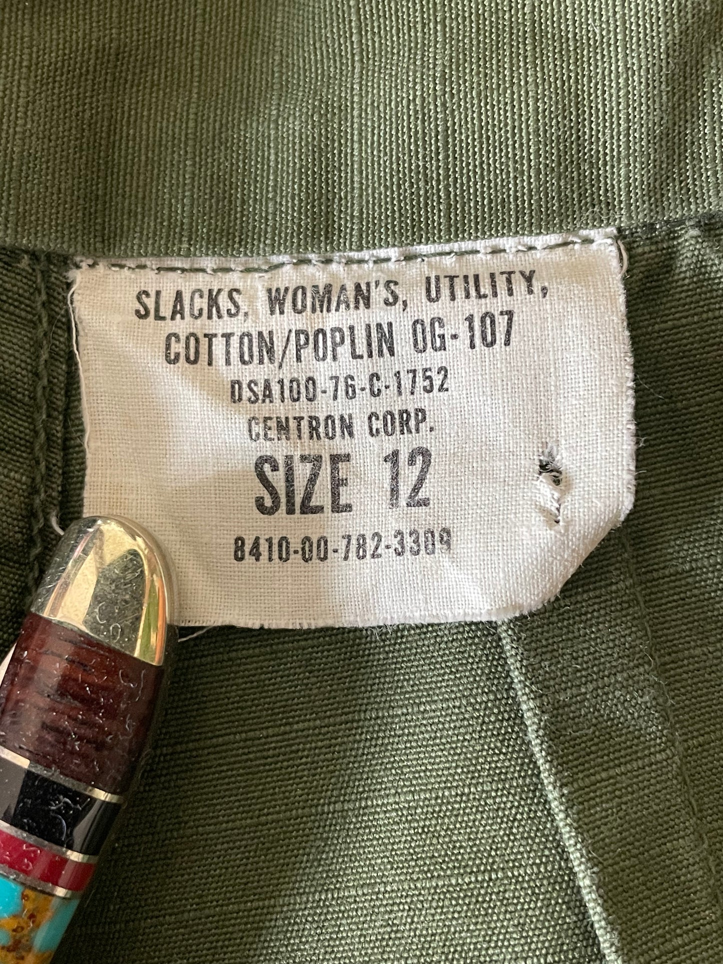70s OG-107 Women’s Utility Slacks