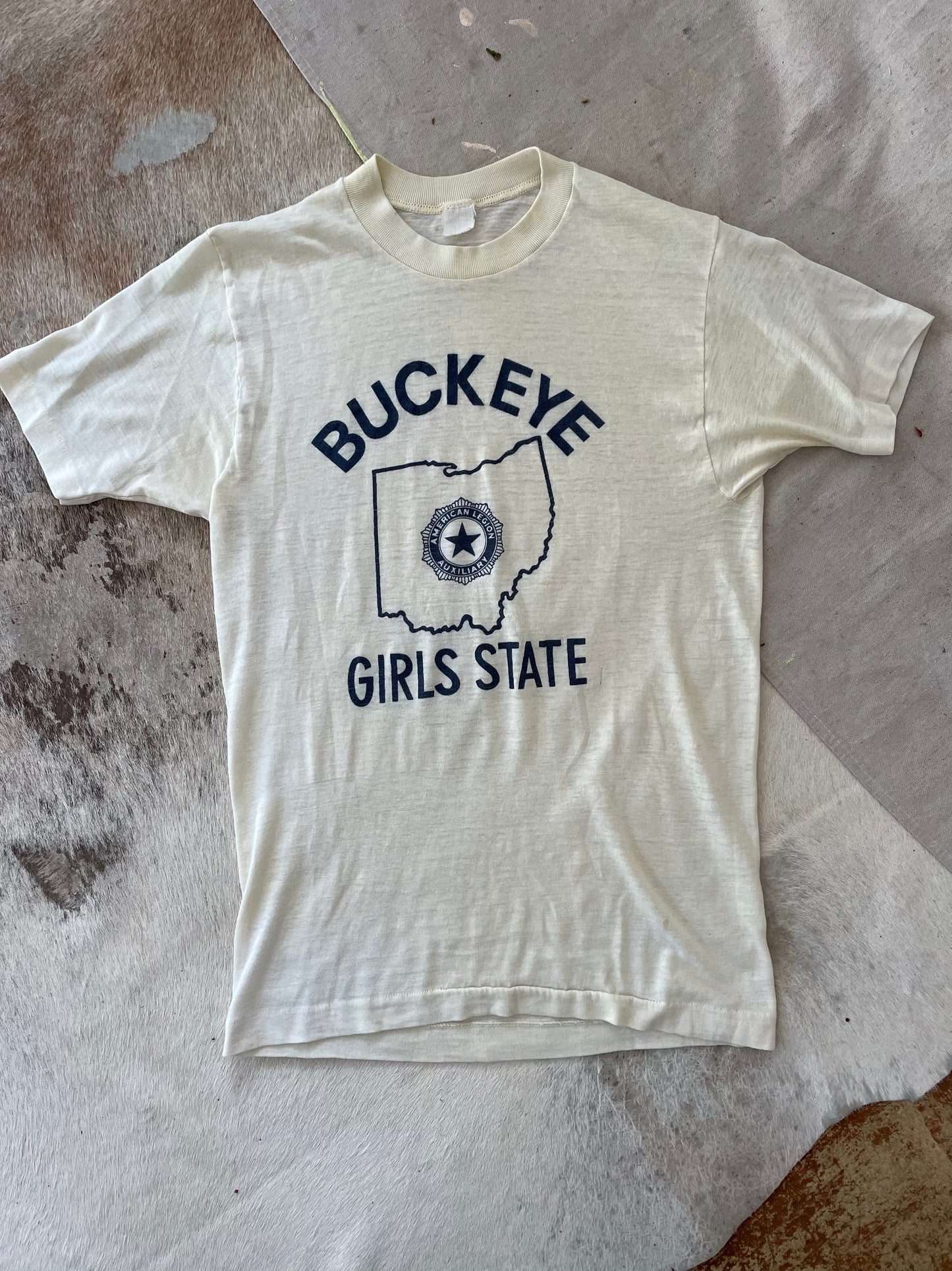 70s Ohio Buckeye Girls State American Legion Tee