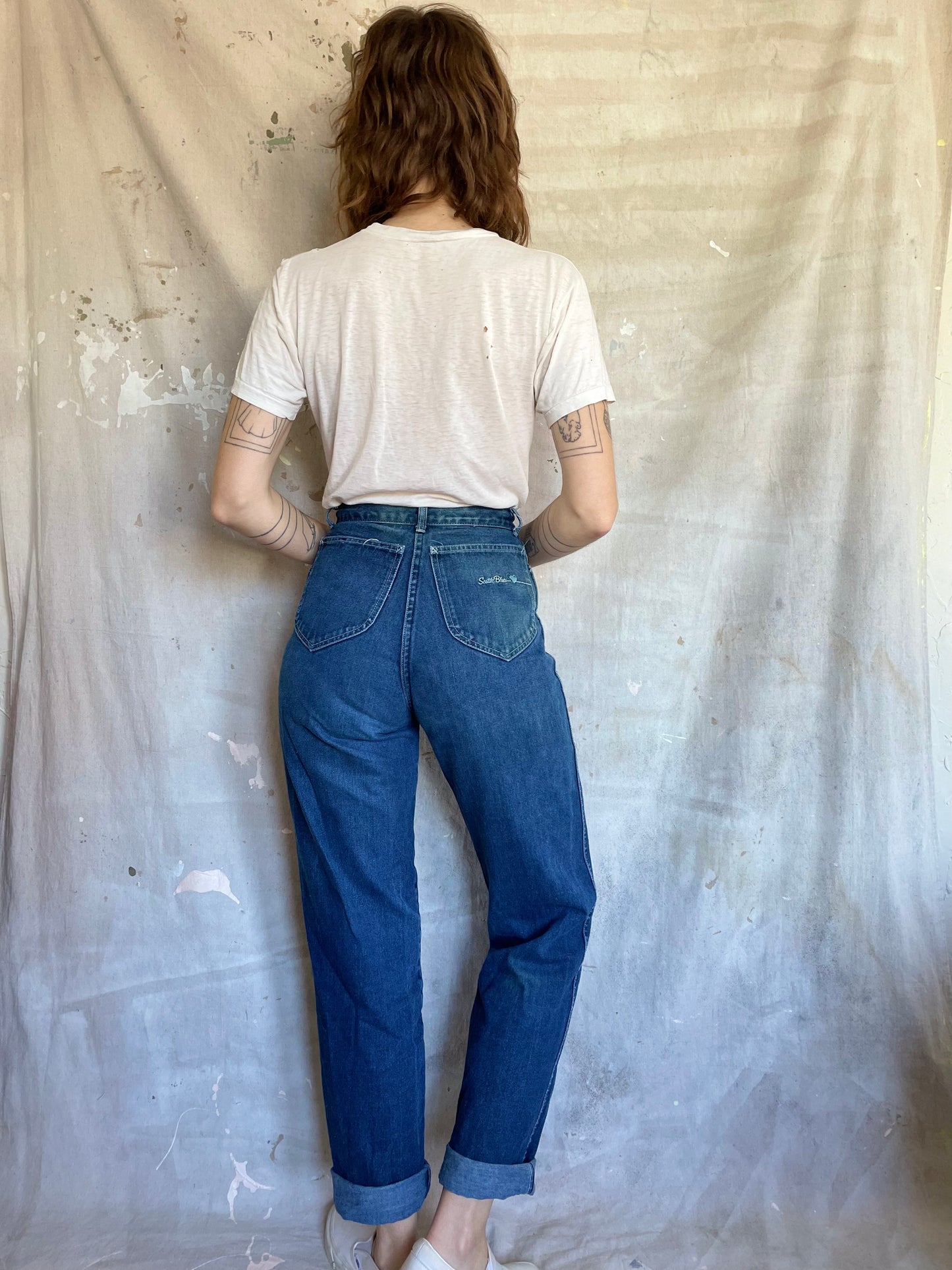 80s High Waist Seattle Blues Jeans