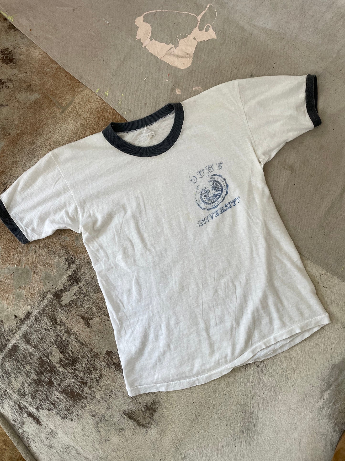 70s Duke University Ringer Tee