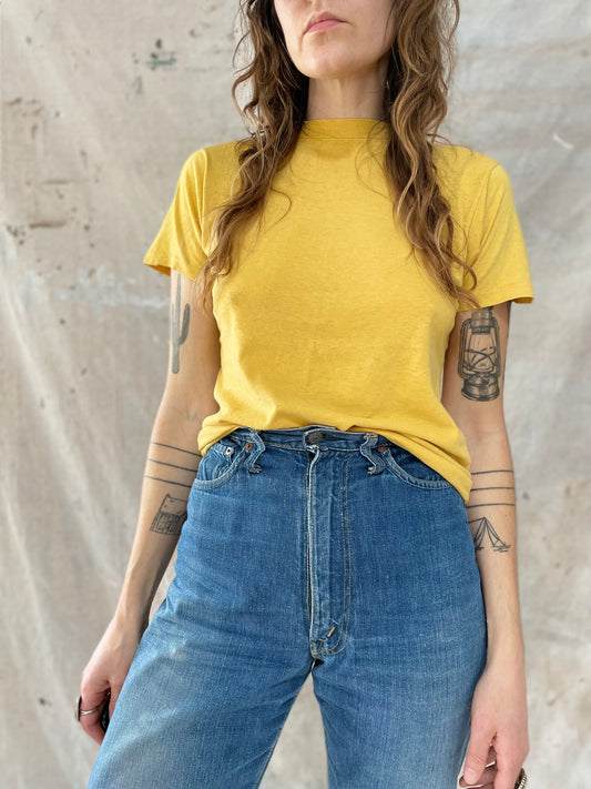 70s Blank Yellow Tee