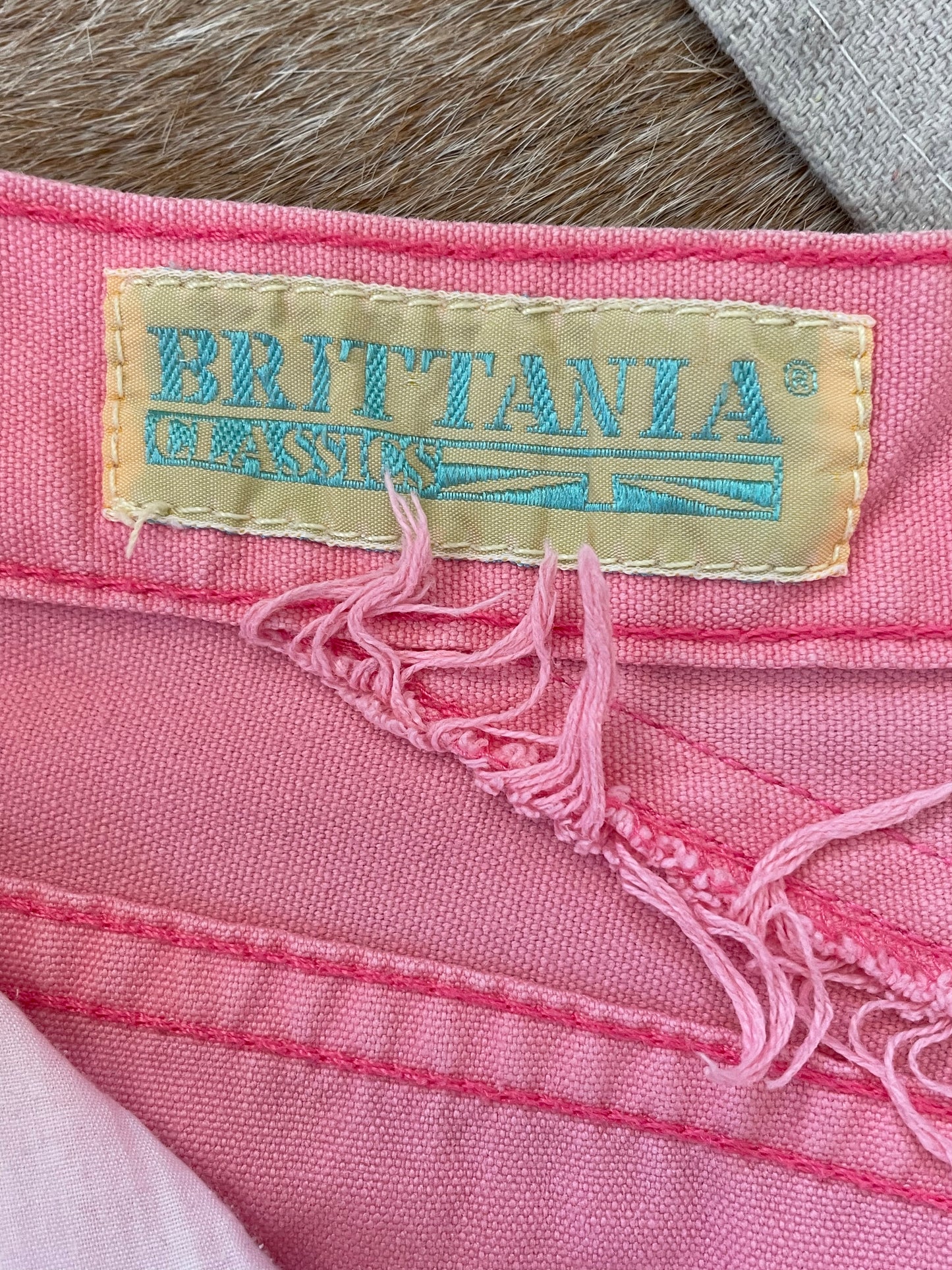 80s Pink Brittania Pants
