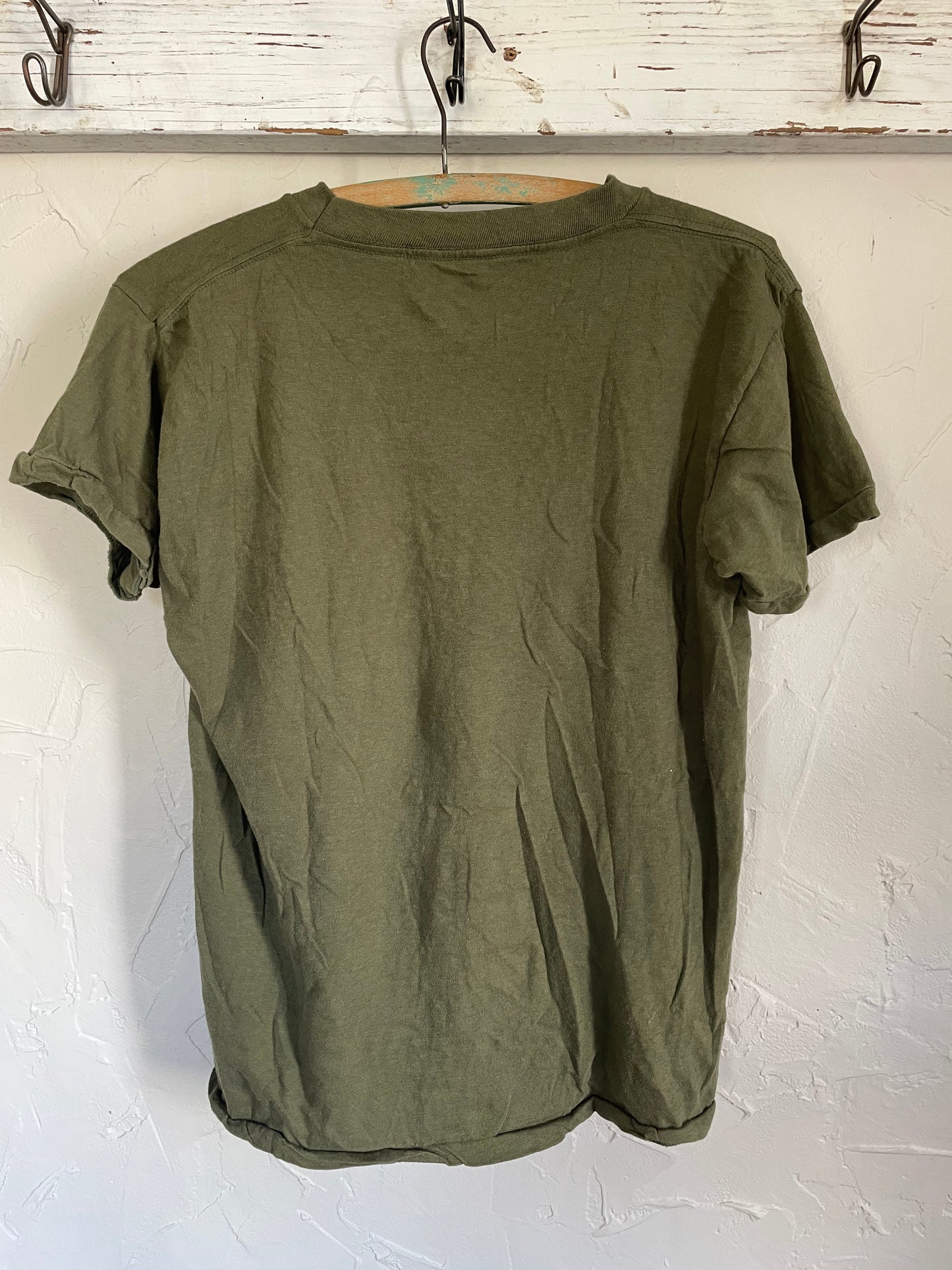 80s Green Military Undershirt