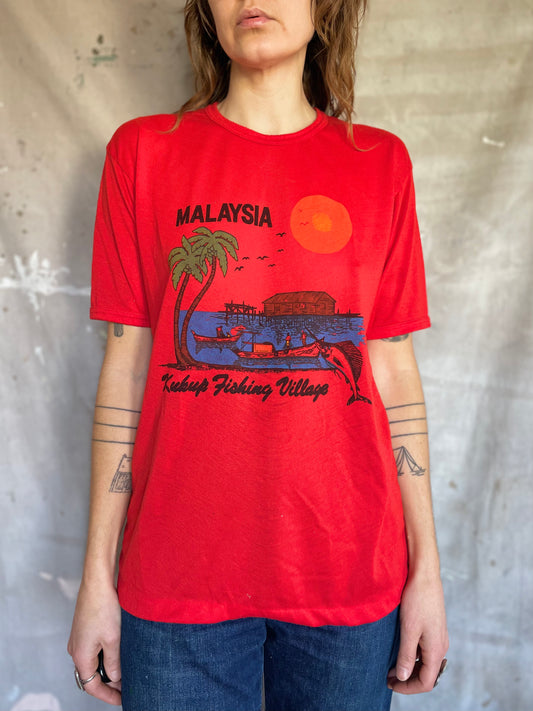 80s Malaysia, Kukup Fishing Village Tee