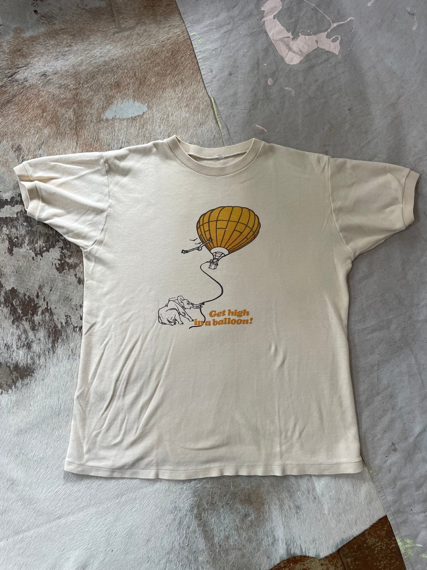 70s Get High In A Balloon! Tee