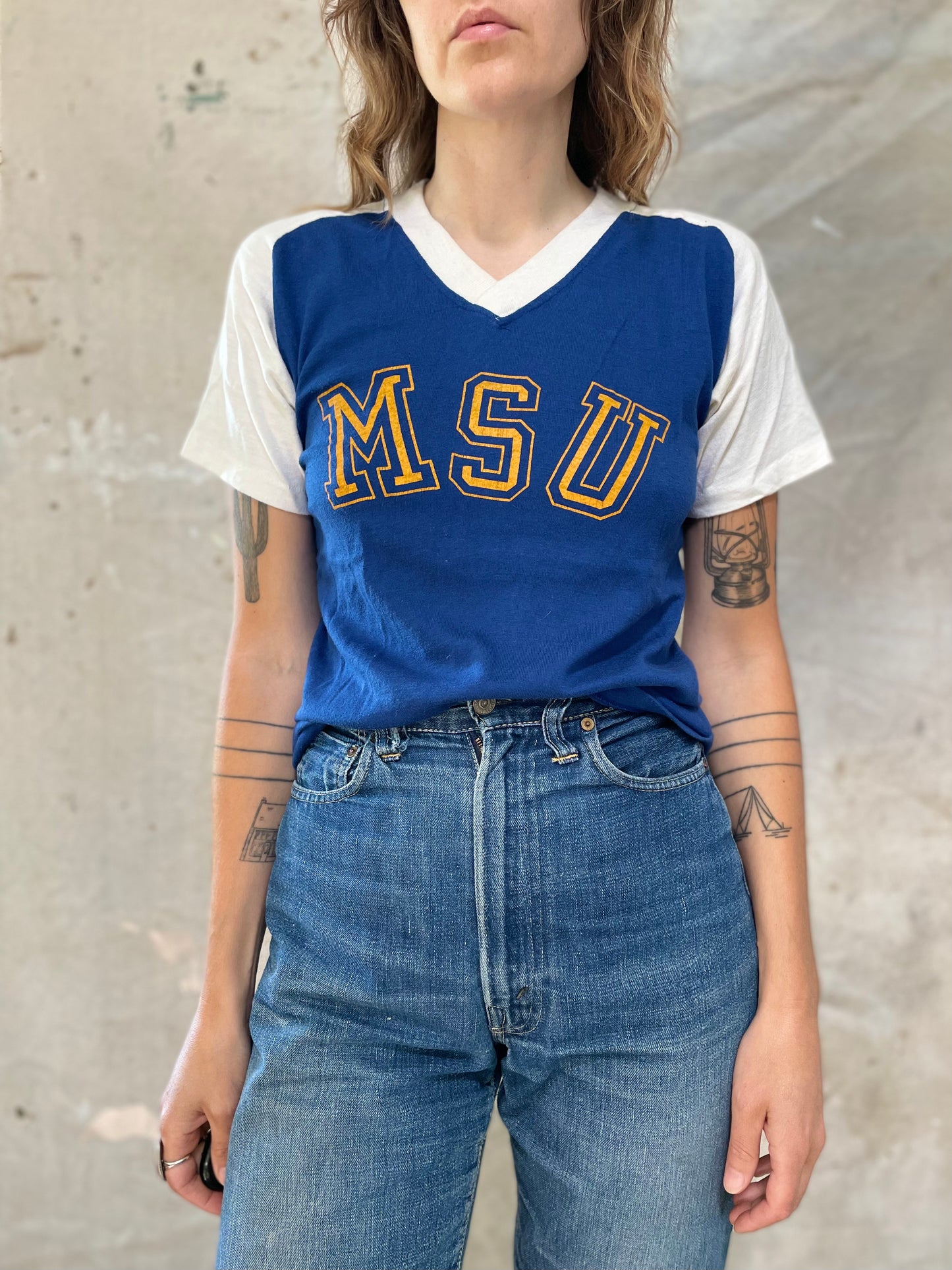 70s MSU Collegiate Tee