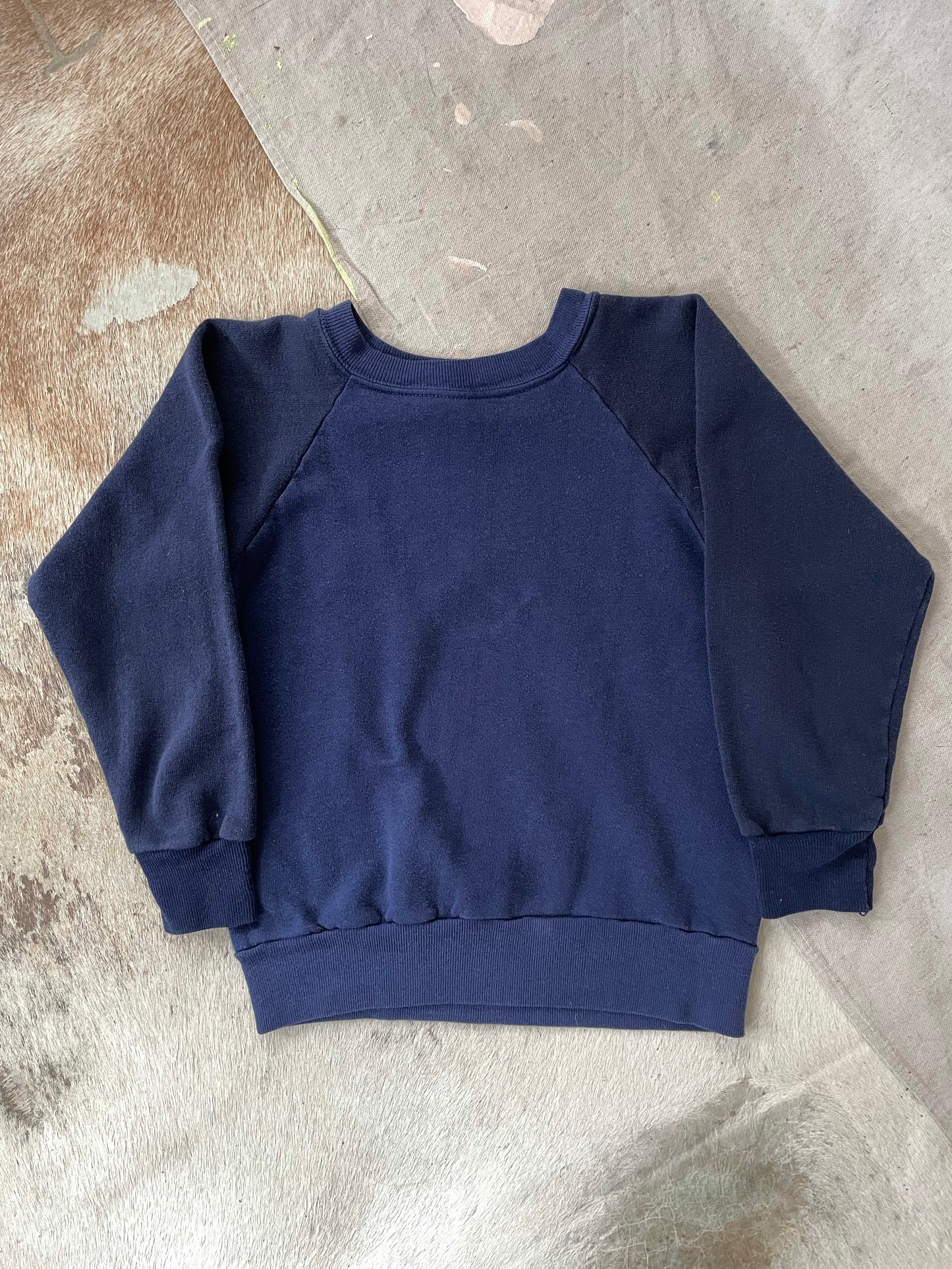 70s Blank Navy Blue Sweatshirt