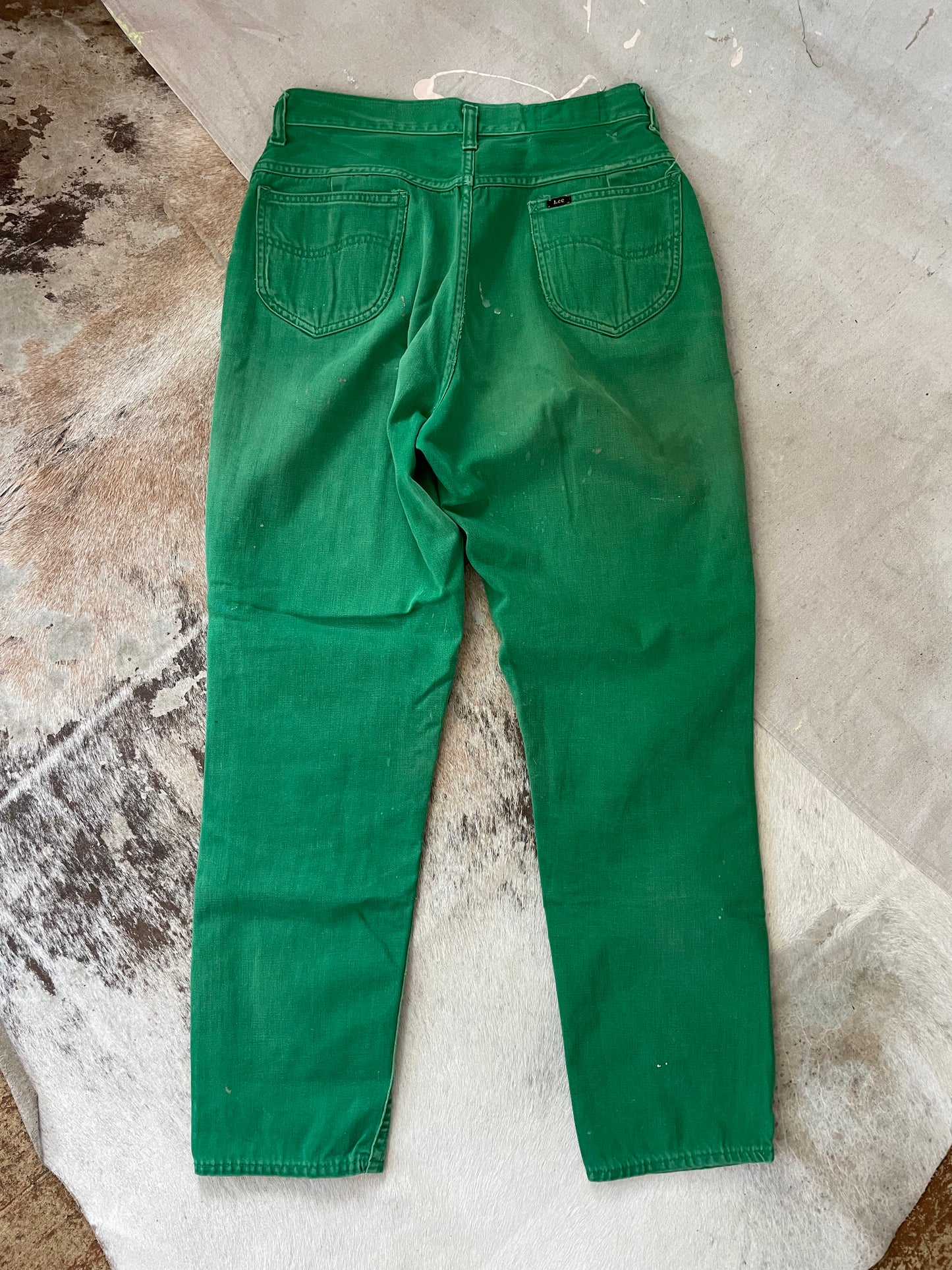 60s Lady Lee Westerner Kelly Green Pedal Pusher Pants